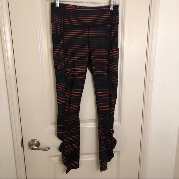 Lululemon Speed Tight IV Twisted Dune leggings full length Alarming Black size 4 - Picture 4 of 14